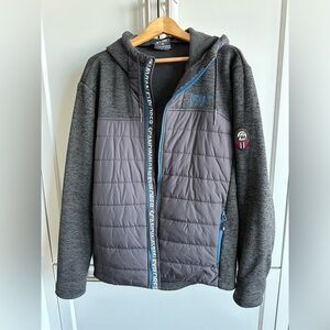 Scandinavian Explorer Unisex XXXL Dark Gray Combi Kombi Hooded Utility Jacket